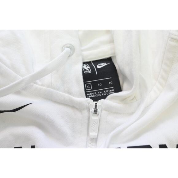 Nike Hoodie Jacket Performance White San Antonio Sweatshirt Womens Size XL - Picture 8 of 10